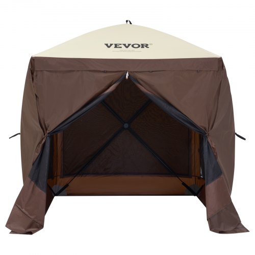 Pop Up Gazebo Tent PopUp Screen Tent 4 Sided Canopy Sun Shelter with 4