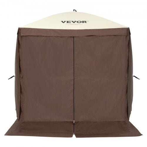 Pop Up Gazebo Tent PopUp Screen Tent 4 Sided Canopy Sun Shelter with 4