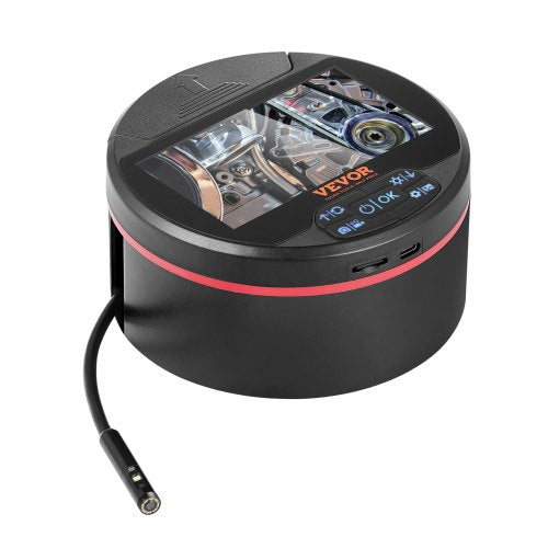 Borescope Triple Lens Endoscope Camera with Light 43 IPS Screen
