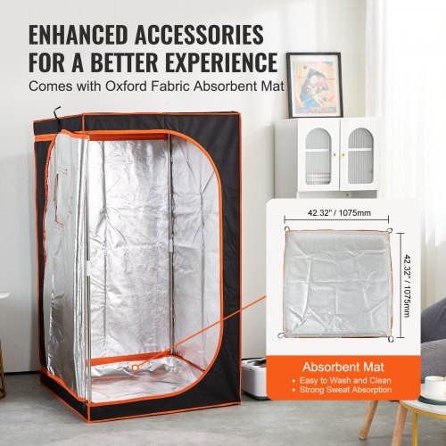 Portable Steam Sauna Tent Full Size 1000W Personal Sauna Blanket Kit for Home