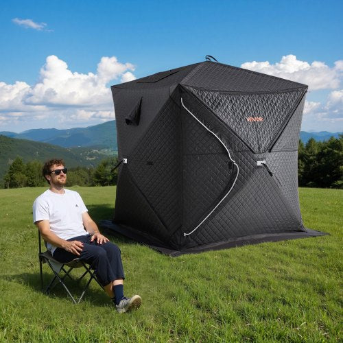 Outdoor Sauna Tent Pro Portable Steam Dry Sauna for 4 Persons HeavyDuty