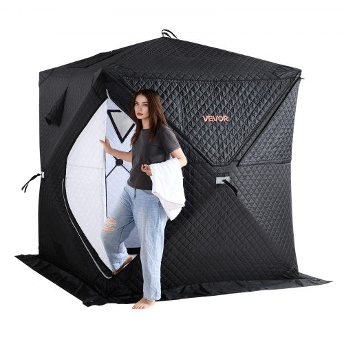 Outdoor Sauna Tent Pro Portable Steam Dry Sauna for 4 Persons HeavyDuty