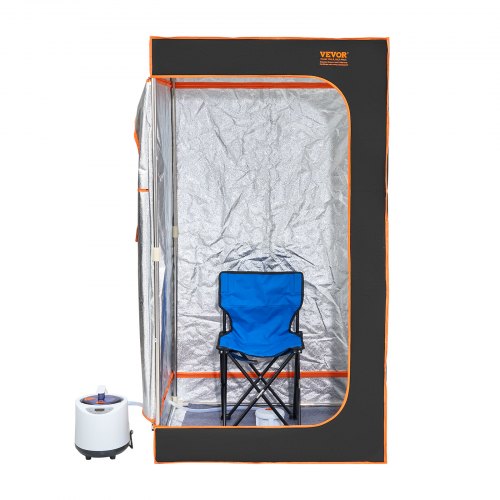 Portable Steam Sauna Tent Full Size 1200W With Visible Window Personal
