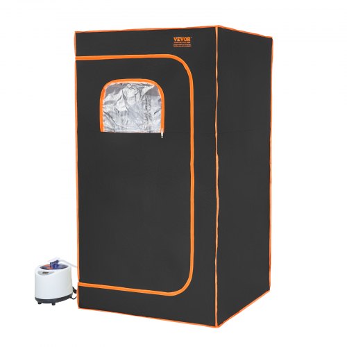 Portable Steam Sauna Tent Full Size 1200W With Visible Window Personal