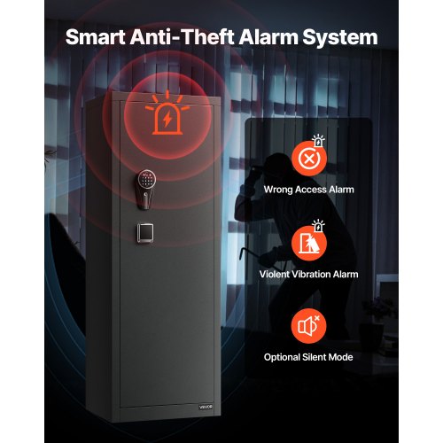 810 Gun Safe Long Gun Cabinet for Rifles and Pistols Quick Access