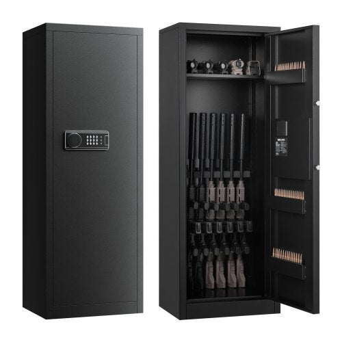 68 Gun Safe Long Gun Cabinet for Rifles and Pistols Quick Access