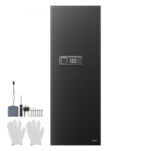 68 Gun Safe Long Gun Cabinet for Rifles and Pistols Quick Access