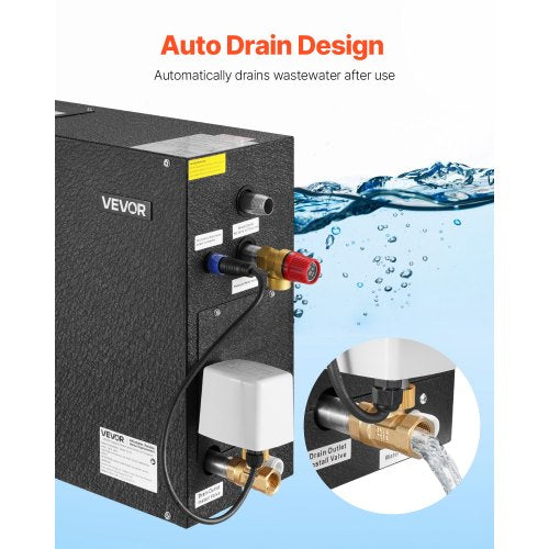 Steam Generator 4 kW Steam Shower System with Controller for Home Sauna