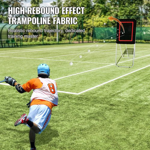 Folding Lacrosse Rebounder for Backyard 3x4 Ft Volleyball Bounce Back Net