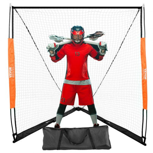 Lacrosse Goal 6 x 6 Lacrosse Net Portable Lacrosse Goal with Carry Bag
