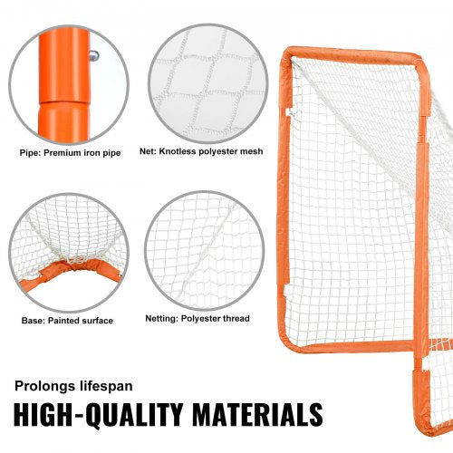 Lacrosse Goal 4 x 4 Small Kids Lacrosse Net Folding Portable Lacrosse