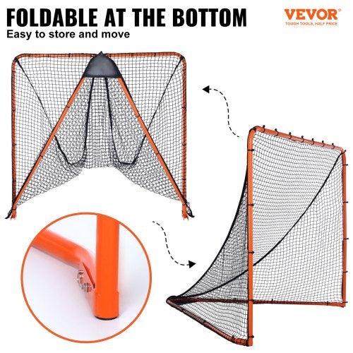 Lacrosse Goal 6 x 6 Lacrosse Net Folding Portable Backyard Lacrosse