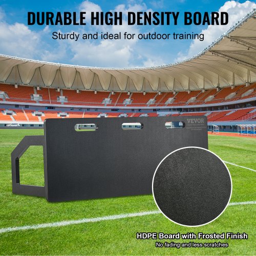 Soccer Rebounder Board 40X16 Portable Soccer Wall with 2 Angles Rebound