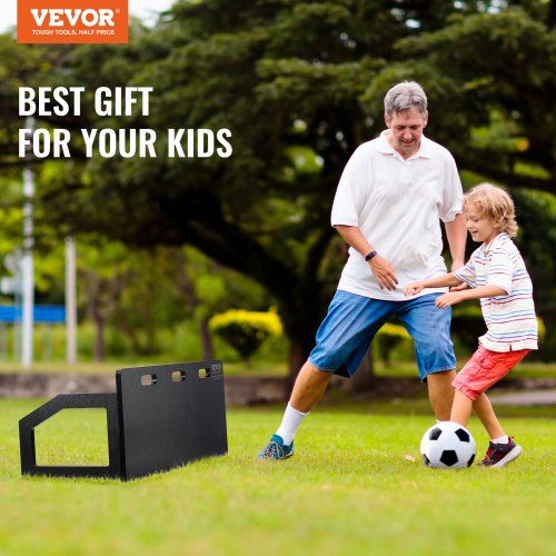Soccer Rebounder Board 40X16 Portable Soccer Wall with 2 Angles Rebound