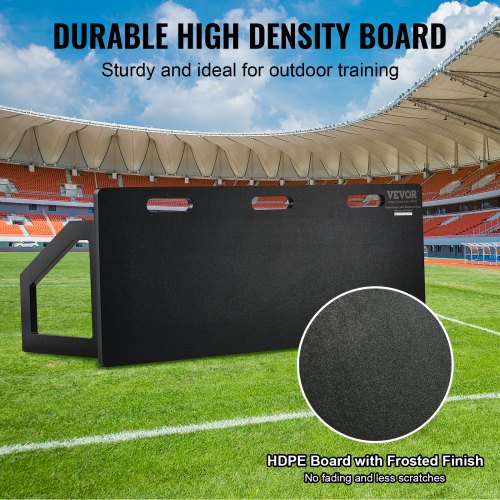 Soccer Rebounder Board 45X18 Portable Soccer Wall with 2 Angles Rebound