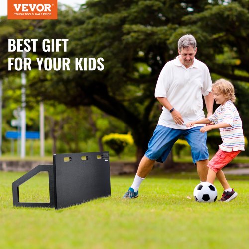 Soccer Rebounder Board 45X18 Portable Soccer Wall with 2 Angles Rebound