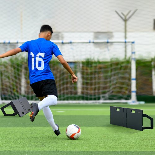 Soccer Rebounder Board 45X13 Portable Soccer Wall with 2 Angles Rebound