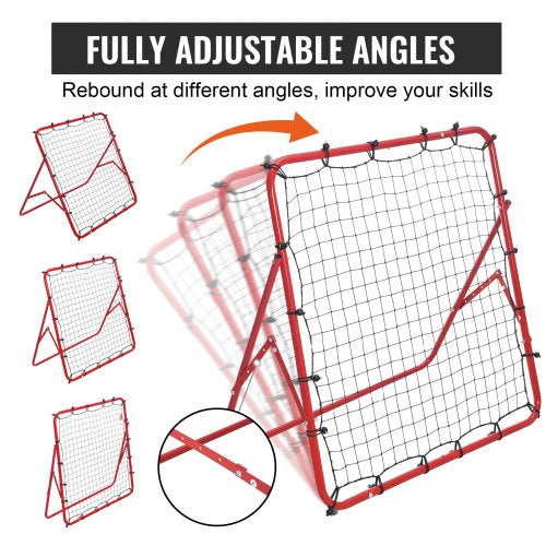 Soccer Rebounder Rebound Net KickBack 39x39 Portable Football Training