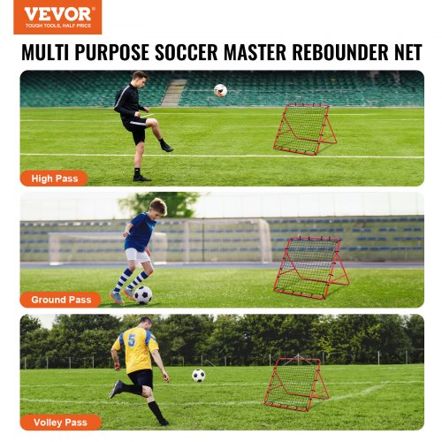 Soccer Rebounder Rebound Net KickBack 39x39 Portable Football Training