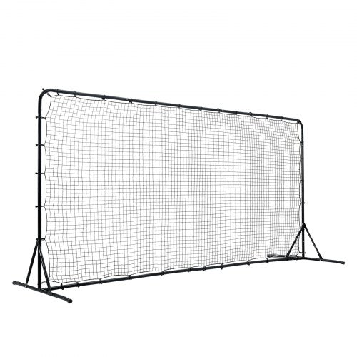 Soccer Rebounder Net 12x6FT Iron Soccer Training Equipment Sports Football