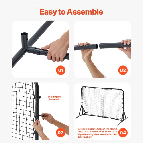 Soccer Rebound Trainer 6x4FT Iron Soccer Training Equipment Sports