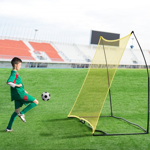 Soccer Rebounder Portable Soccer Trainer 7x7FT Iron Polyester Soccer