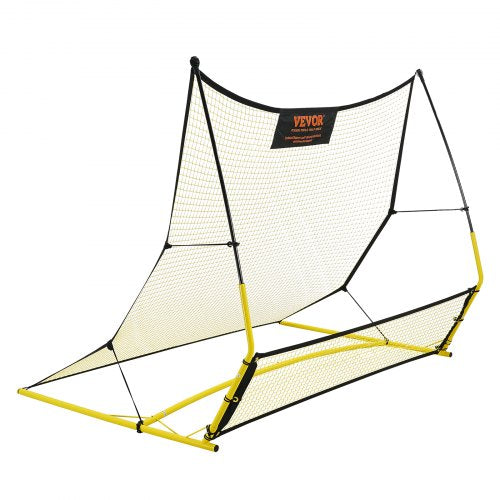 Soccer Trainer 2IN1 Portable Soccer Rebounder Net 71x40 Iron Soccer