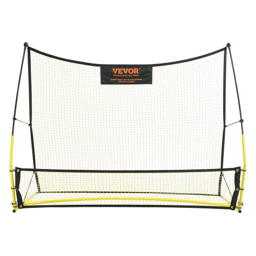 Soccer Trainer 2IN1 Portable Soccer Rebounder Net 71x40 Iron Soccer