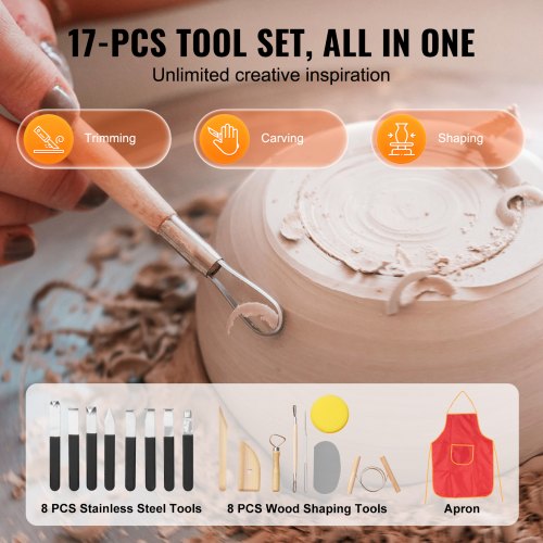 Pottery Wheel 10 inch Pottery Forming Machine 350W Electric Wheel for Pottery