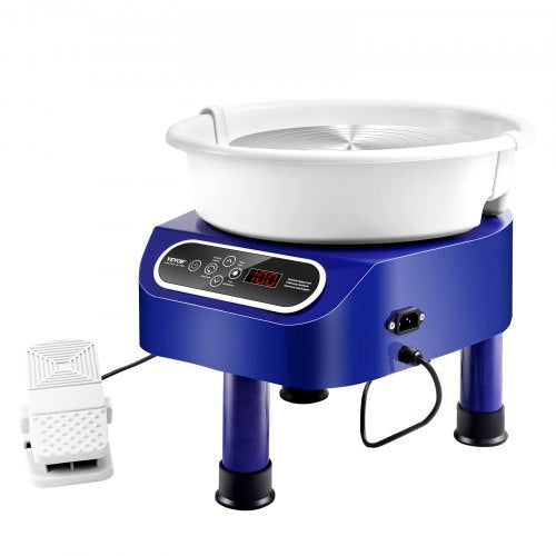 Pottery Wheel 10 inch Pottery Forming Machine 350W Electric Wheel for Pottery