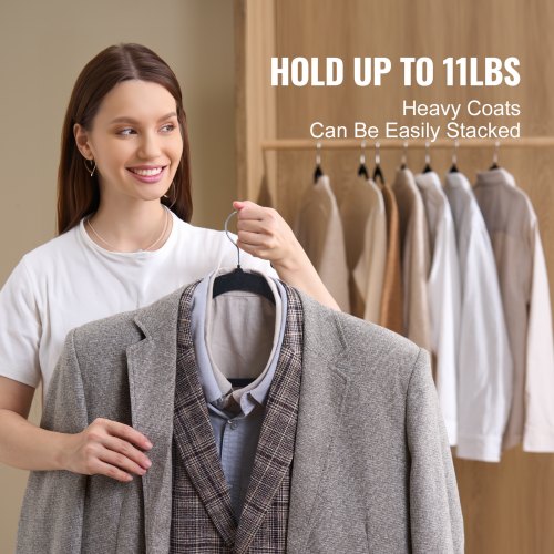 Hangers 11lbs LoadBearing 50 Pack Black Velvet Hangers with 360 Degree