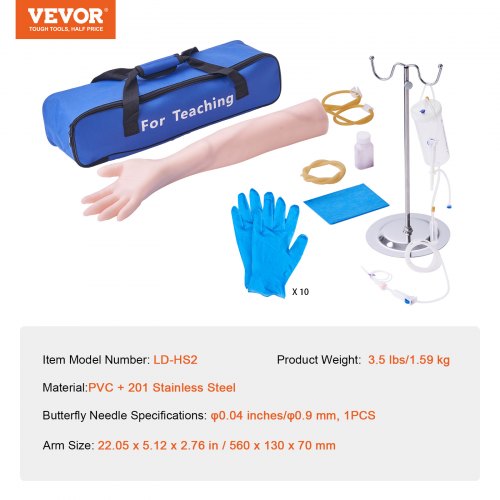 Phlebotomy Practice Kit IV Venipuncture Intravenous Training Kit High