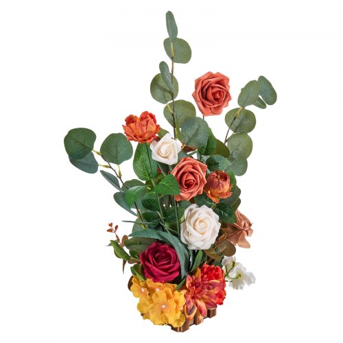 Standing Artificial Flowers Arrangements 4 PCS 175Inch Tall Faux Flower