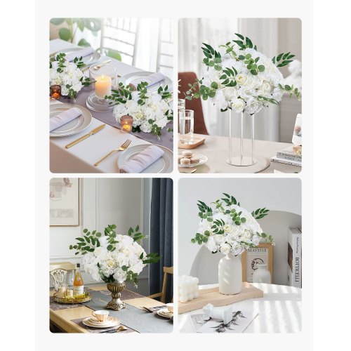Flower Balls Arrangement Bouquet 10 PCS 17.7Inch Diameter Artificial