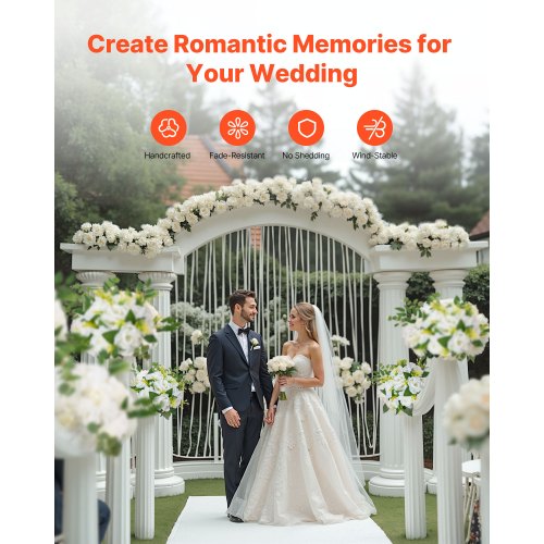 Flower Balls Arrangement Bouquet 10 PCS 95Inch Diameter Artificial Flower