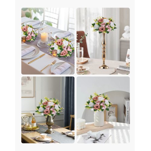 Flower Ball Arrangement Bouquet 10PCS 95Inch Diameter Artificial Flower