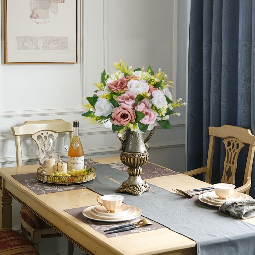 Flower Ball Arrangement Bouquet 10PCS 95Inch Diameter Artificial Flower