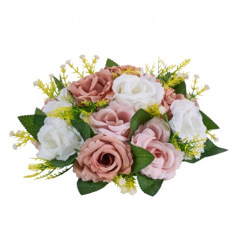 Flower Ball Arrangement Bouquet 10PCS 95Inch Diameter Artificial Flower