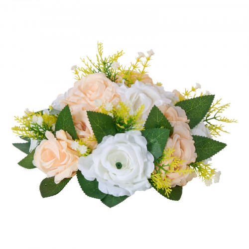 Flower Ball Arrangement Bouquet 10 PCS 9.5 Inch Diameter Artificial Flowers