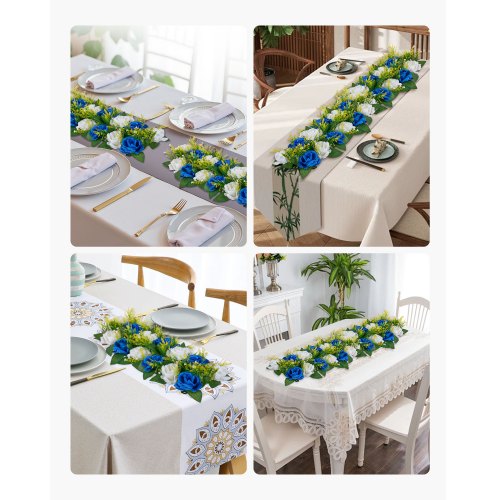 Flower Ball Arrangement Bouquet 10 PCS 19.6 x 8.6 Inch Artificial Flower