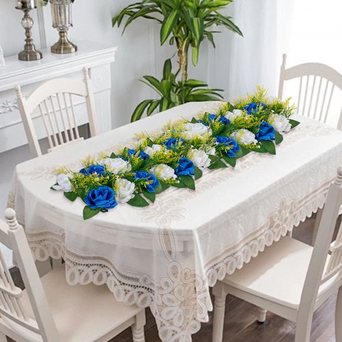 Flower Ball Arrangement Bouquet 10 PCS 19.6 x 8.6 Inch Artificial Flower