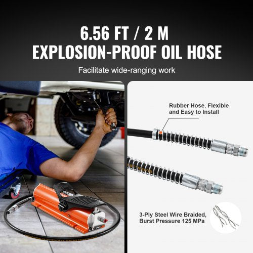 10000PSI Air Hydraulic Pump 018 Gal Reservoir NPT 38 In Oil Outlet NPT