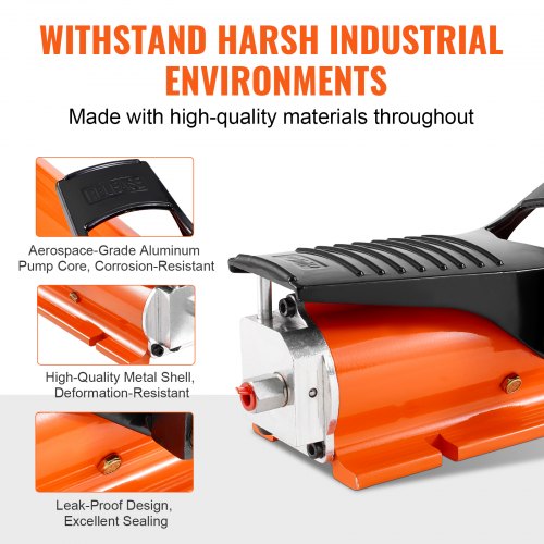 10000PSI Air Hydraulic Pump 018 Gal Reservoir NPT 38 In Oil Outlet NPT