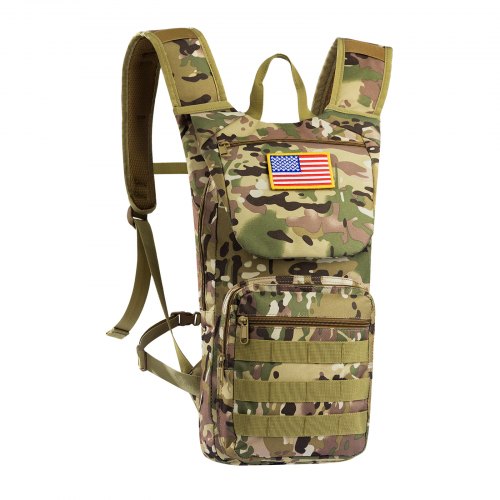 Hydration Backpack Water Backpack with 3L TPU Water Bladder Tactical Molle
