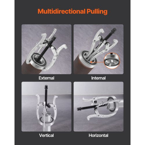 Gear Puller Set 3 in4 in6 in8 in 3 Jaw Bearing Puller with Reversible