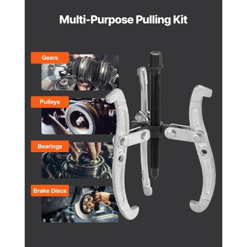 Gear Puller Set 3 in4 in6 in8 in 3 Jaw Bearing Puller with Reversible