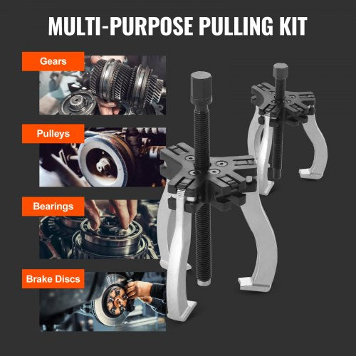 Gear Puller Set 3 and 7 Puller Kit 3 Jaw Gear Bearing Flywheel Pulley
