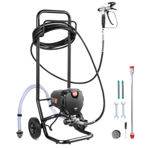 750W Stand Airless Paint Sprayer 3000PSI High Efficiency Electric Airless