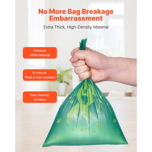 Dog Poop Bags 270 Counts 13 X 9 In Sturdy Thick Pet Waste Biodegradable Hdpe