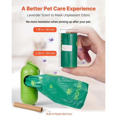 Dog Poop Bags 270 Counts 13 X 9 In Sturdy Thick Pet Waste Biodegradable Hdpe 1 2